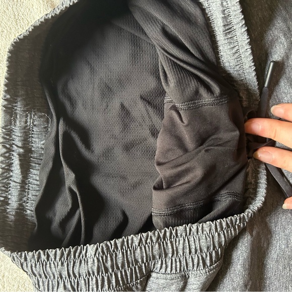 Grey Lululemon Exercise Shorts - Picture 6 of 6